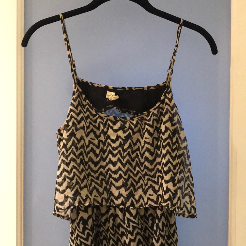 Open back printed Urban Outfitters maxi dress
